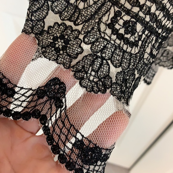 Karen Millen Lace Embellished Silk Dress - Picture 3 of 9